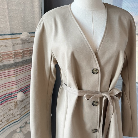 Marc by Marc Jacobs Tan Long Sleeves Long Trench Coat Women’s Size XS - Picture 2 of 9